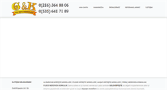 Desktop Screenshot of karealuminyumkupeste.com